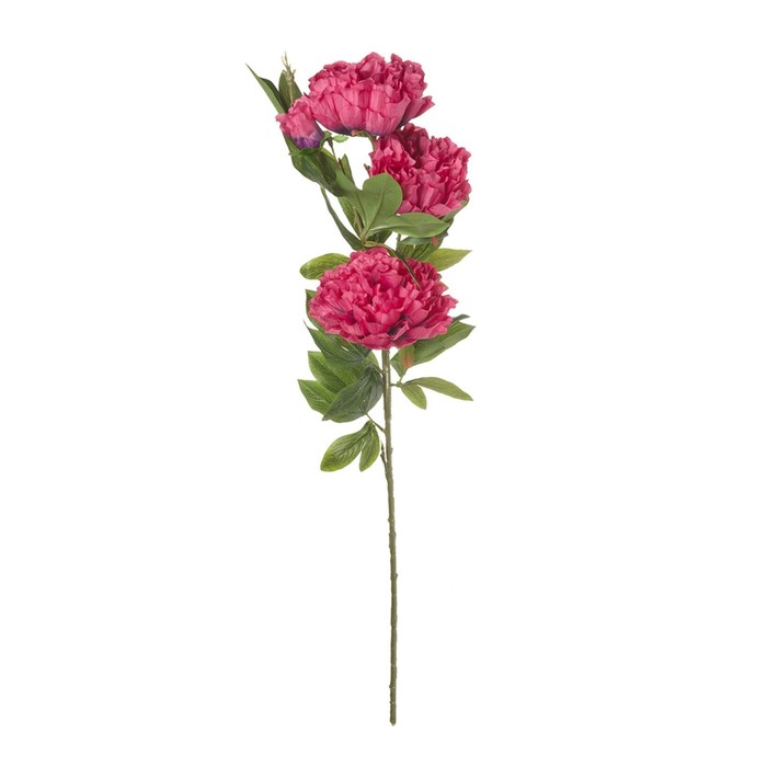 Искусственный цветок «Пион», высота 105 см, цвет сиреневый искусственный цветок физалис осенний высота 111 см