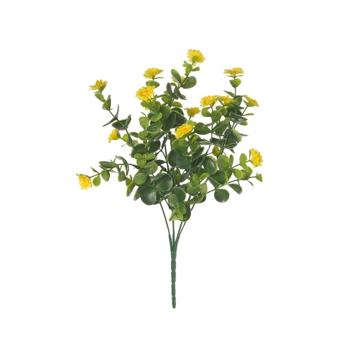 Искусственный цветок «Полевой», высота 30 см, цвет жёлтый искусственный цветок эремурус полевой высота 75 см цвет жёлтый