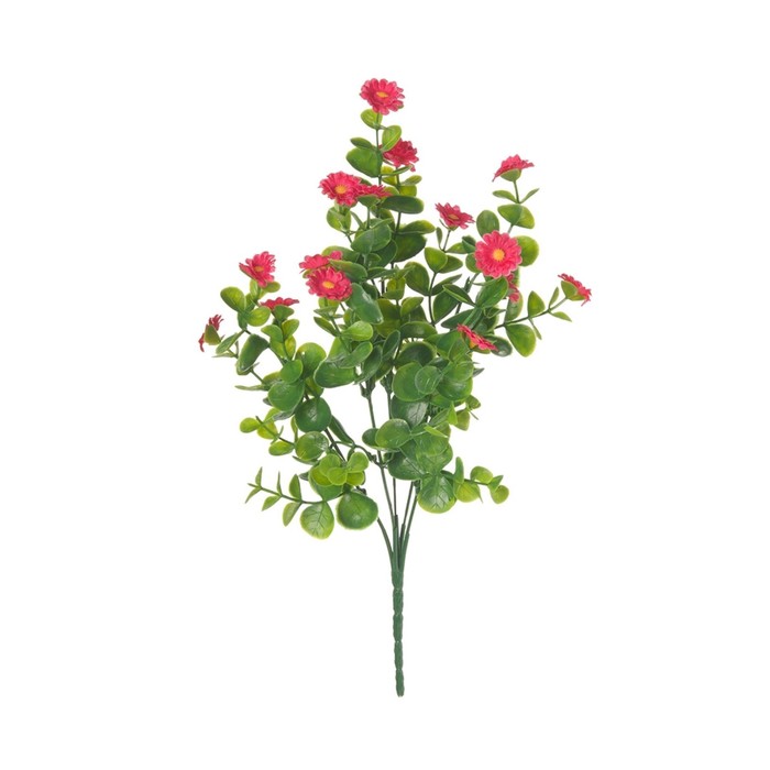 Искусственный цветок «Полевой», высота 30 см, цвет красный цветок искусственный декоративный новогодний диаметр 19 см цвет красный