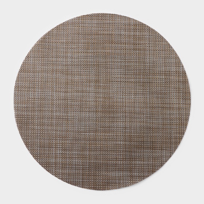 Салфетка сервировочная на стол «Ди», d=38 см, цвет серый салфетка сервировочная на стол роса 38×38 см цвет серебряный