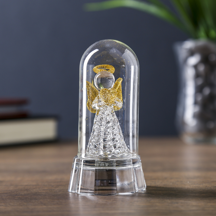 Фигурка световая "Ангел в колбе" МИКС