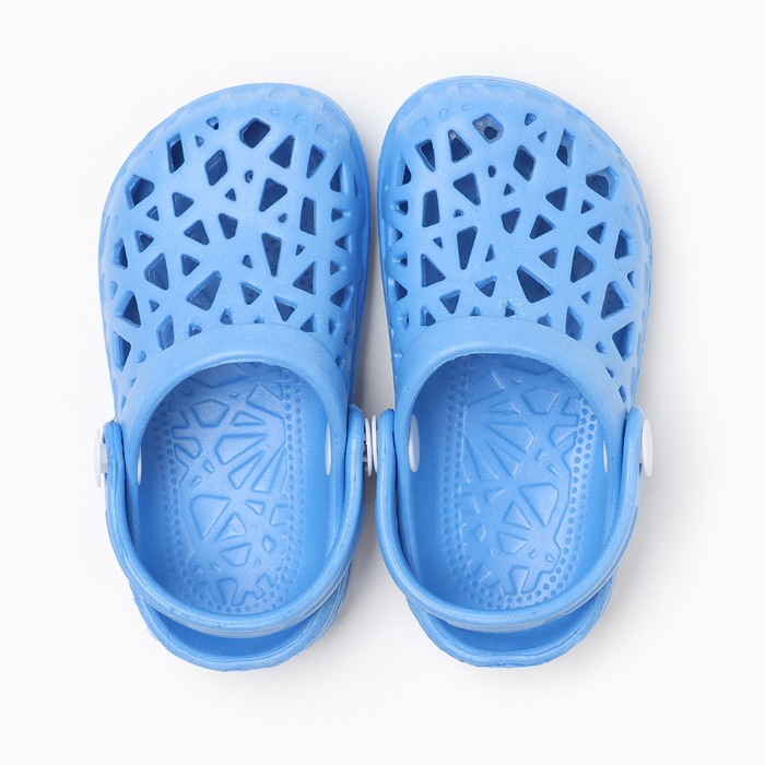 Пантолеты пляжные детские, размер 27, цвет голубой