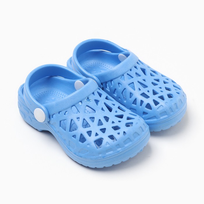 Пантолеты пляжные детские, размер 28, цвет голубой пантолеты пляжные детские крос