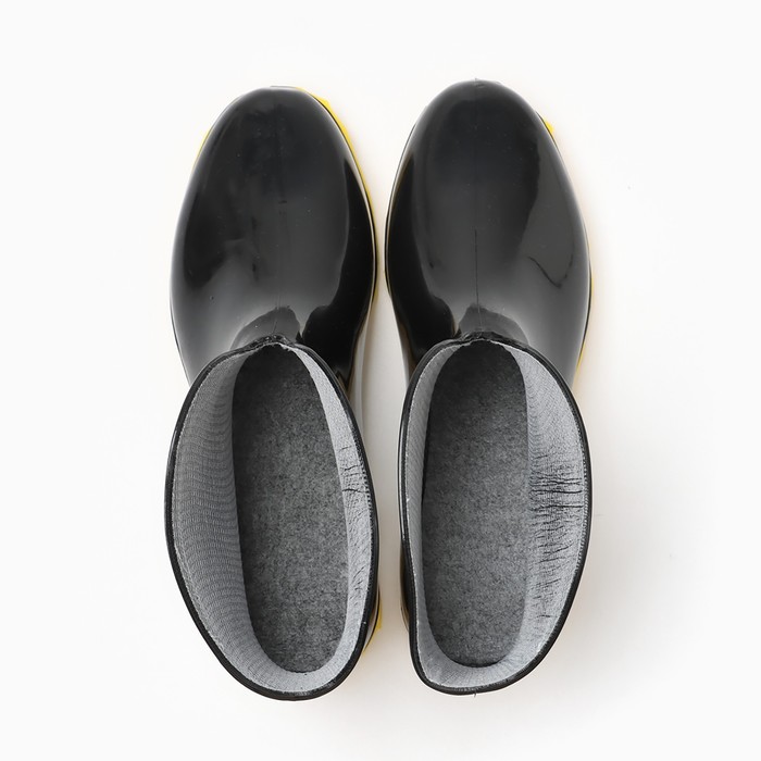 

Сапожки женские, размер 39, цвет чёрный, подошва жёлтая