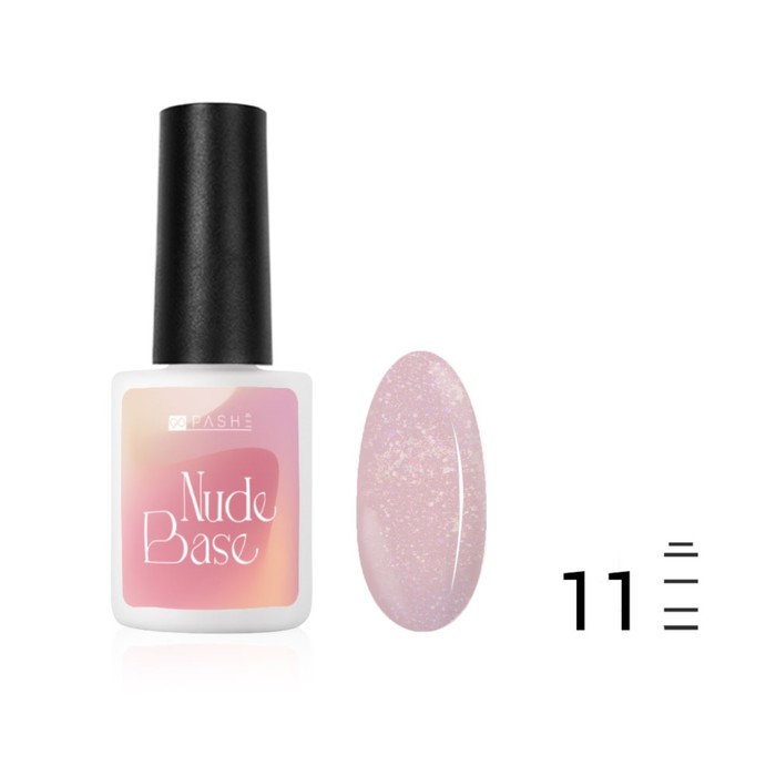

Цветная база Pashe Nude base, №11 цветущая сакура, 9 мл