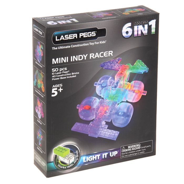 Конструктор светодиодный 6 в 1 "Спецтранспорт", 50 деталей