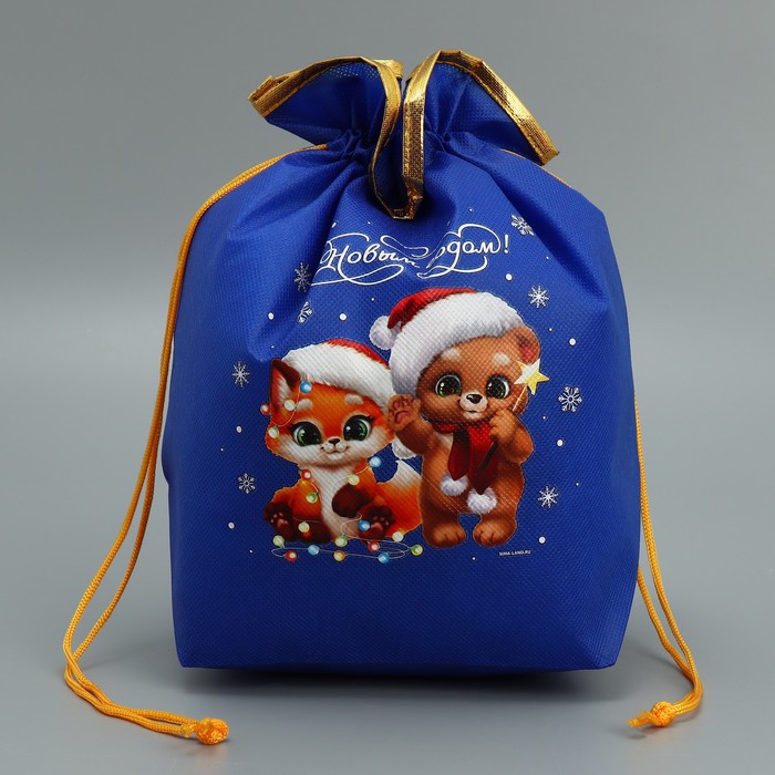 Мешок подарочный «С праздником», 28 х 28 см +/- 1.5 см мешок подарочный новогодний подарок 28 × 28 см