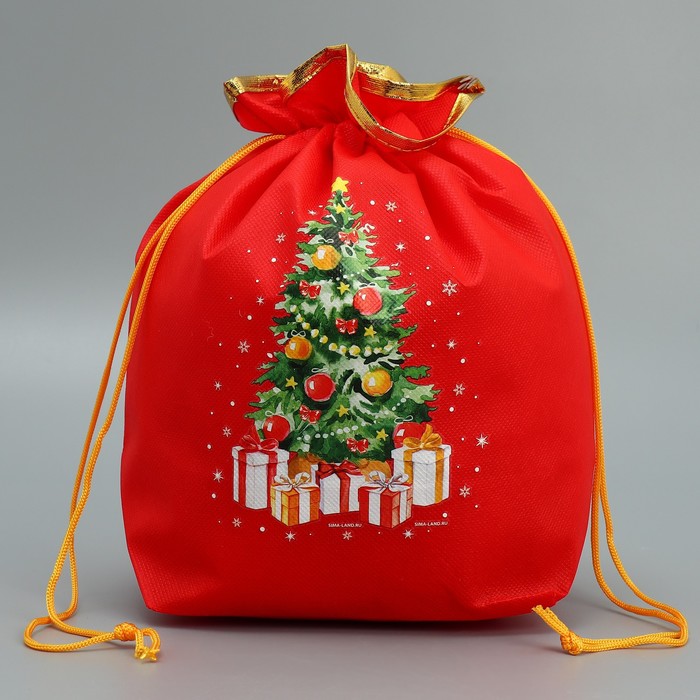 Мешок подарочный «Ёлочка», 28 х28 см +/- 1.5 см мешок подарочный новогодний подарок 28 х28 см