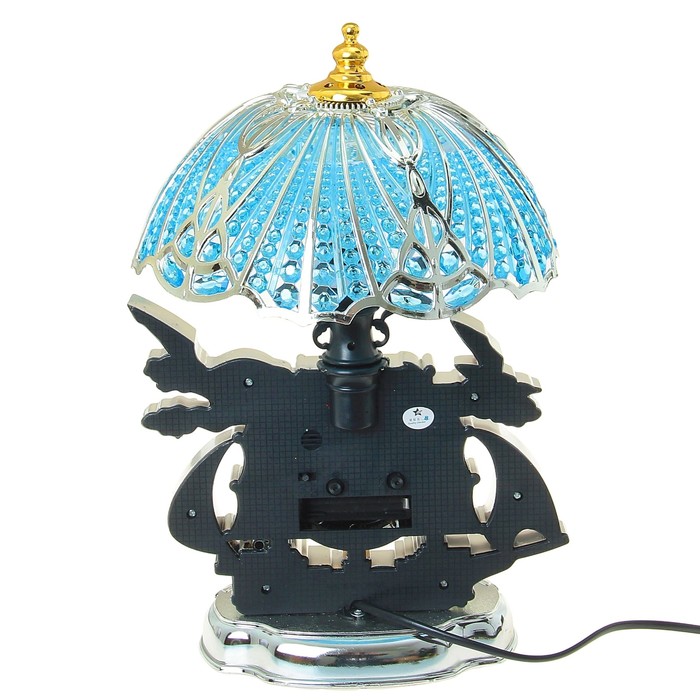 Часы-светильник с будильником "Корабль с чайками"