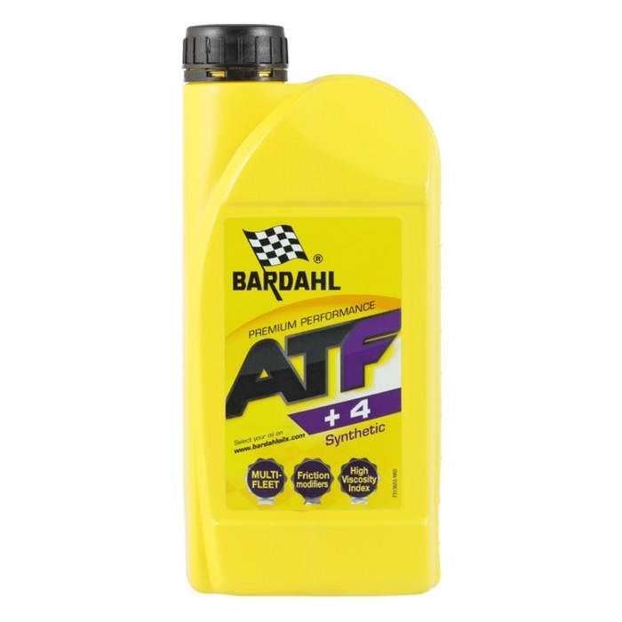 Масло трансмиссионное Bardahl ATF +4, 1 л honda трансмиссионное масло honda ultra atf z1 4 л