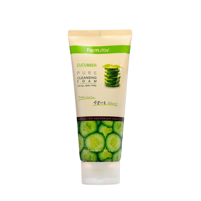 

Пенка для умывания FarmStay Cucumber Pure Cleansing Foam