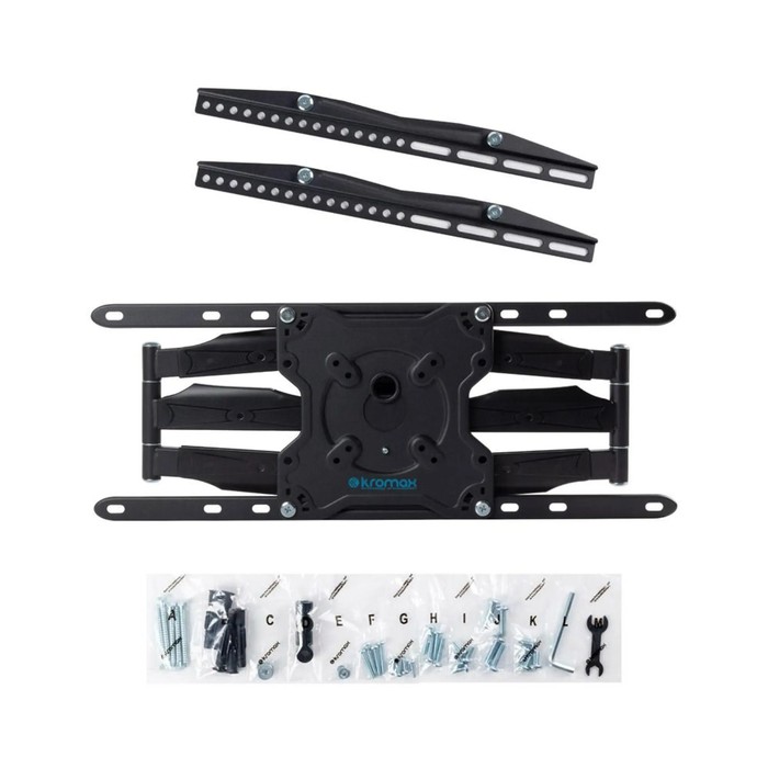 

Кронштейн Kromax ATLANTIS-46, для ТВ,наклонно-поворотный, 22-65",до 45 кг, 50-460 мм, черный