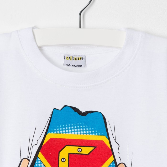 Футболка детская Collorista "Спасу мир", рост 110-116 см (32), 5-6 лет