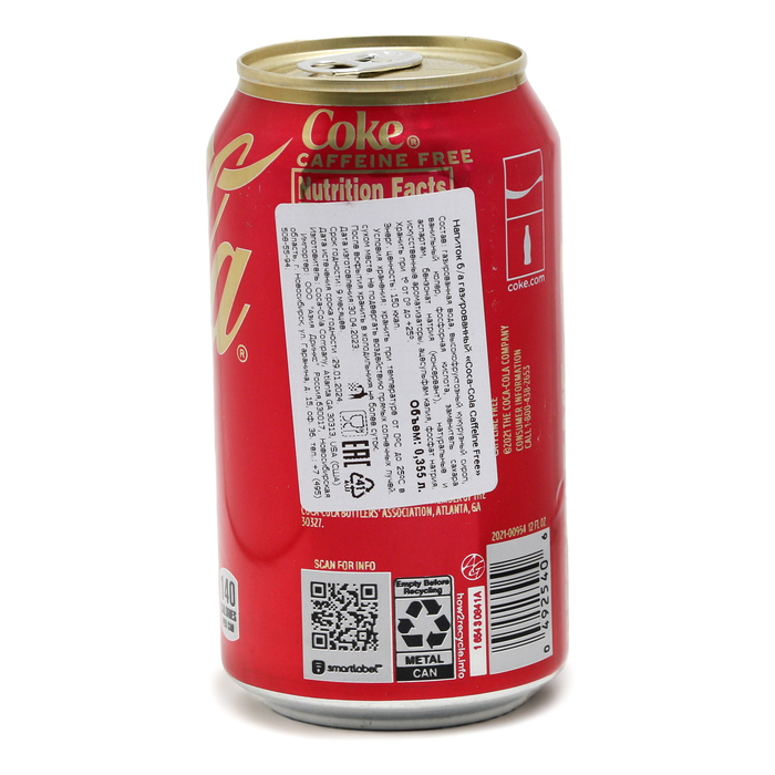 

Напиток газ Coca-Cola Caffeine Free 355 мл. США