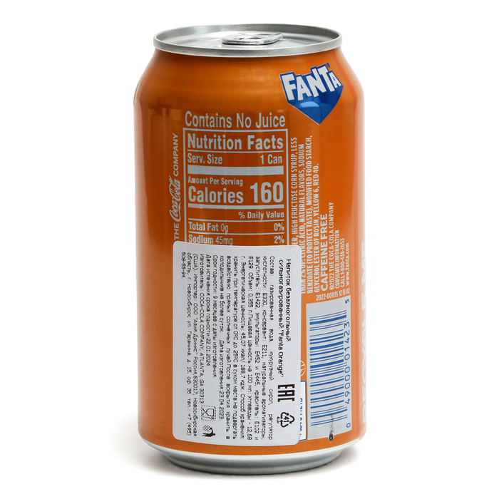 

Напиток газированный Fanta Orange 355 мл США