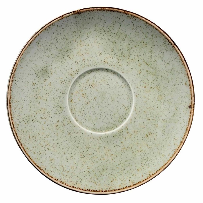 Блюдце Kutahya Porselen Pearl Lima, 16 см, цвет зелёный