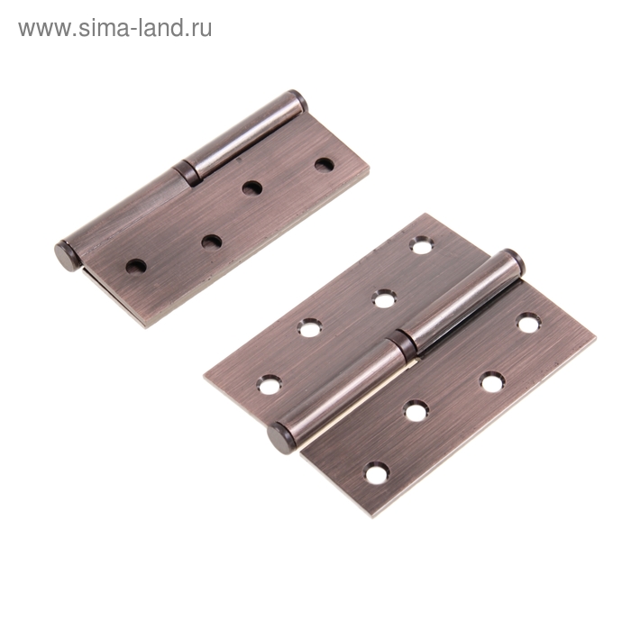

Набор петель дверных разъёмных 1BB, 100х75х2.5 мм, левые, цвет медь, 2 шт.