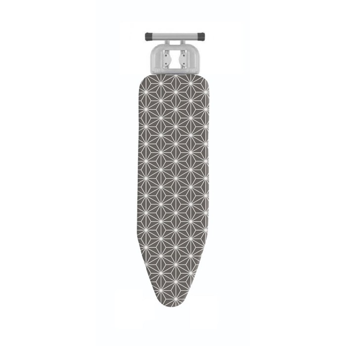 

Чехол для гладильной доски Hausmann металлизированный 38x120 см, темно-серый