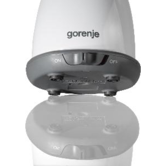 

Турка электрическая Gorenje TCM330W, 550 Вт, 0.33 л, бело-серая