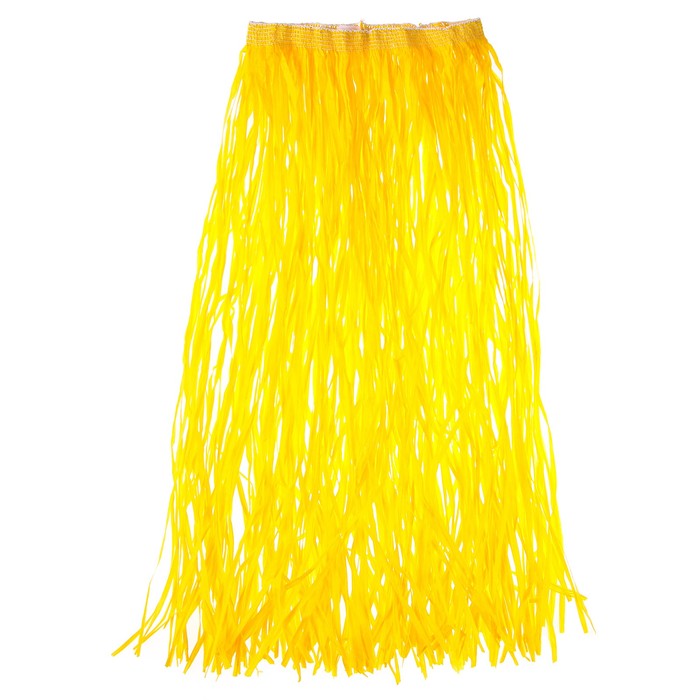 фото Гавайская юбка, 80 см, цвет желтый страна карнавалия