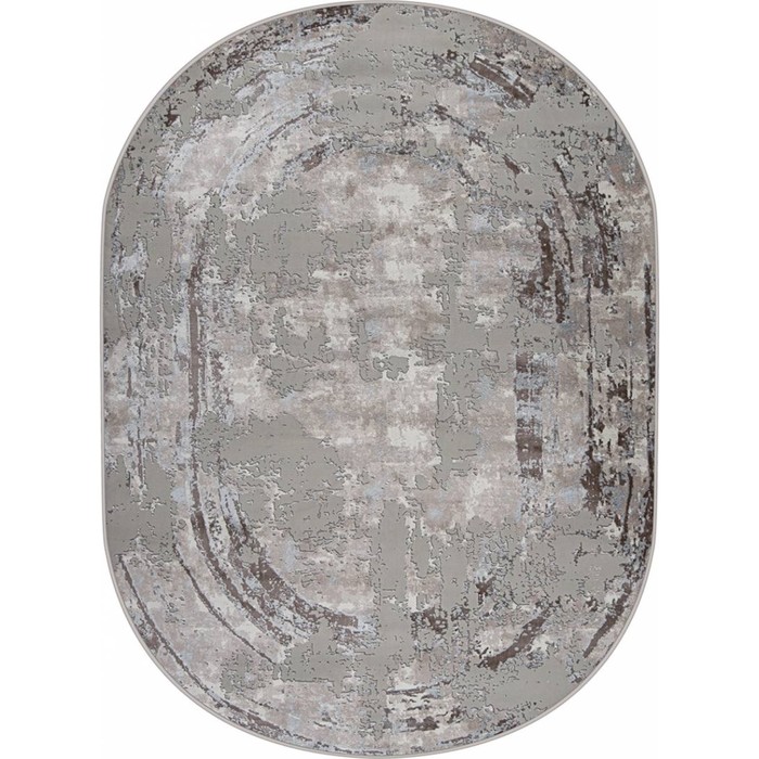 

Ковёр овальный Amatis 50122X, размер 150x400 см, цвет l.grey / l.beige