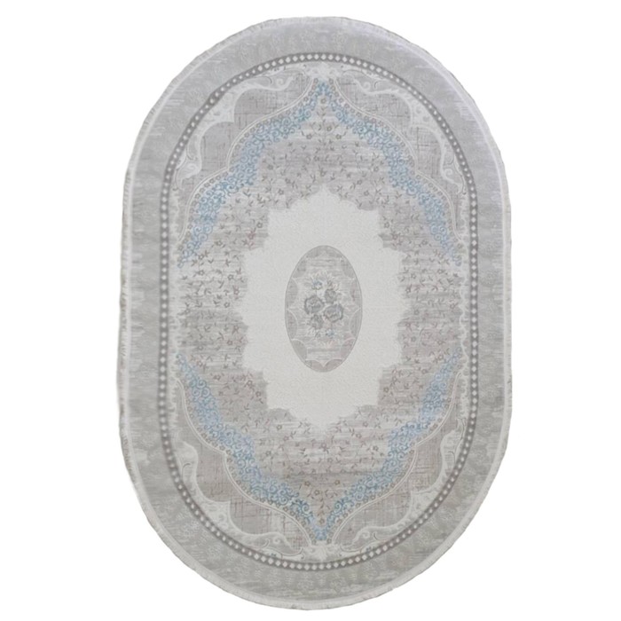 

Ковёр овальный Amatis Lux 36548A, размер 125x180 см, цвет l.beige / blue