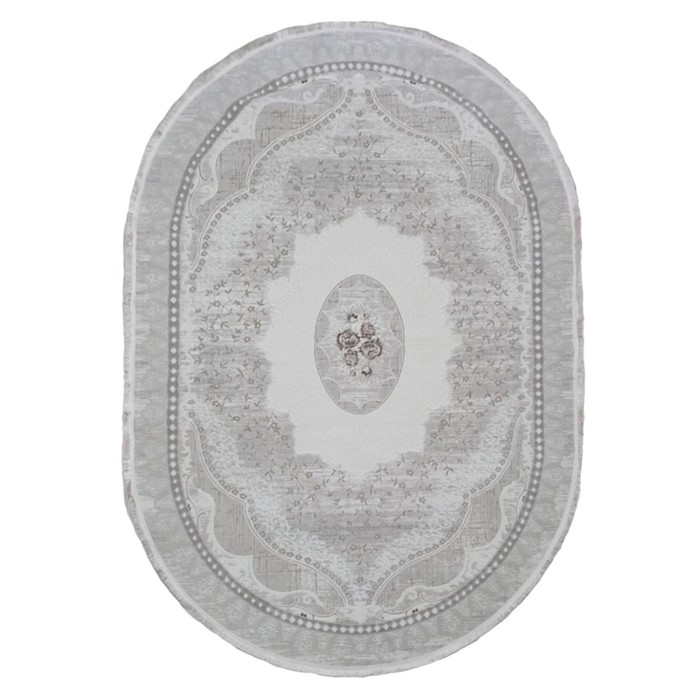 

Ковёр овальный Amatis Lux 36548A, размер 300x400 см, цвет grey / l.beige
