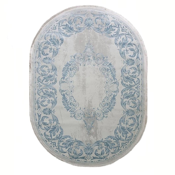 

Ковёр овальный Amatis Lux 36567A, размер 300x400 см, цвет blue / blue