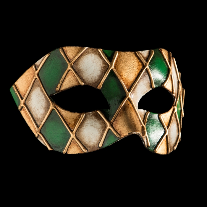 Маска Arlecchino Verde, Венеция
