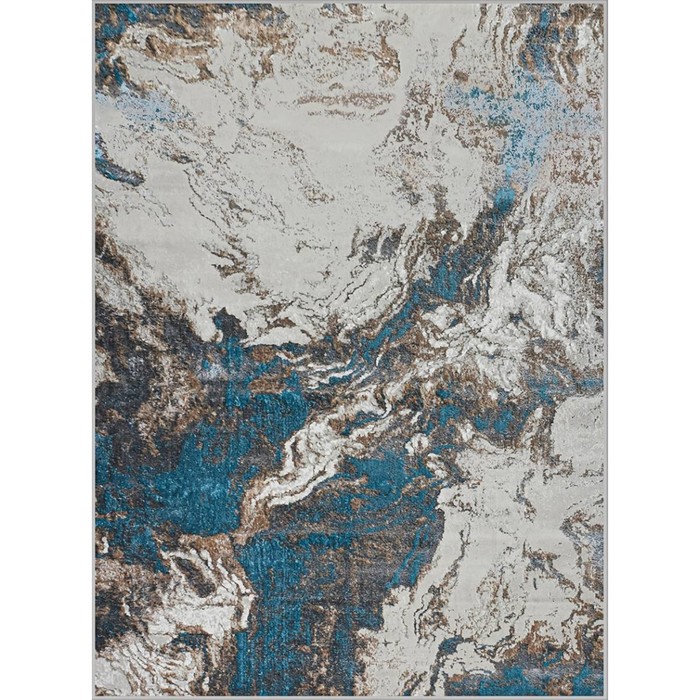 

Ковёр прямоугольный Eliza 38508A, размер 200x290 см, цвет blue fls / cream fls