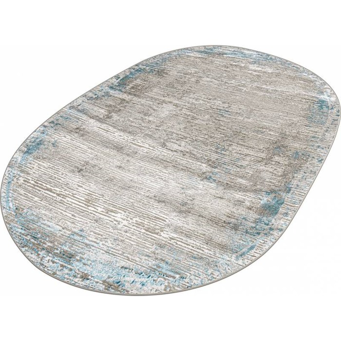 

Ковёр овальный Eliza 38548A, размер 300x400 см, цвет blue fls / cream fls