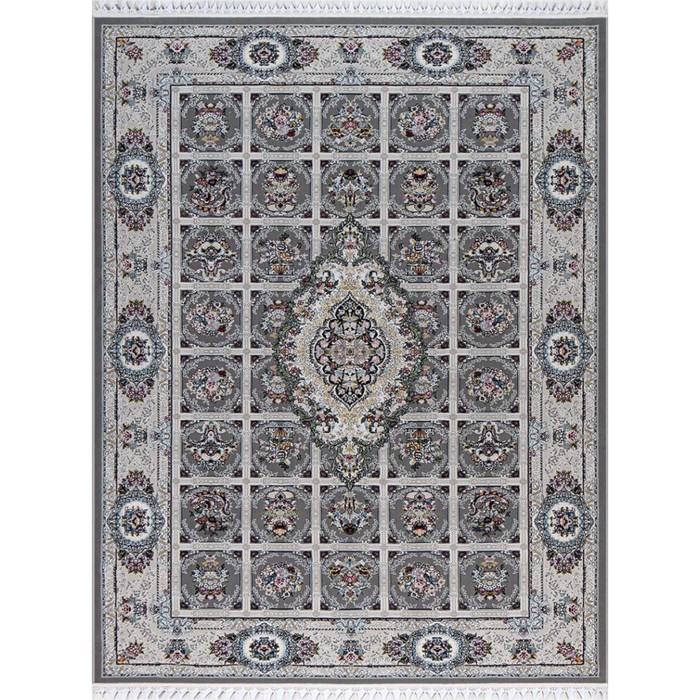 

Ковёр прямоугольный Isabella 38529A, размер 150x230 см, цвет grey ckm / grey ckm