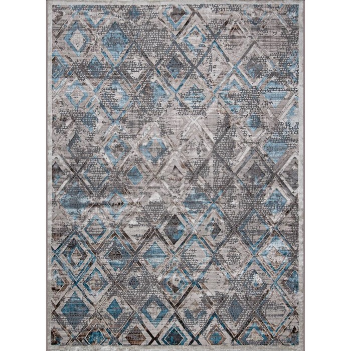 

Ковёр прямоугольный Roma 37910A, размер 83x150 см, цвет blue fls / beige fls