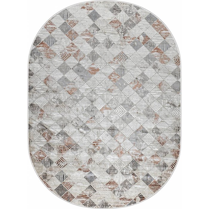 

Ковёр овальный Roma 37914A, размер 200x290 см, цвет bakir fls / beige fl