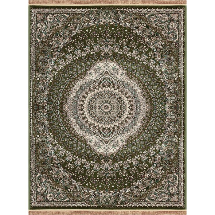 

Ковёр прямоугольный Rubin 20058A, размер 80x150 см, цвет green / green