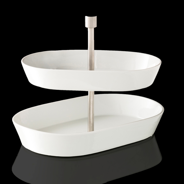 Фруктовница "Casual", двухуровневая