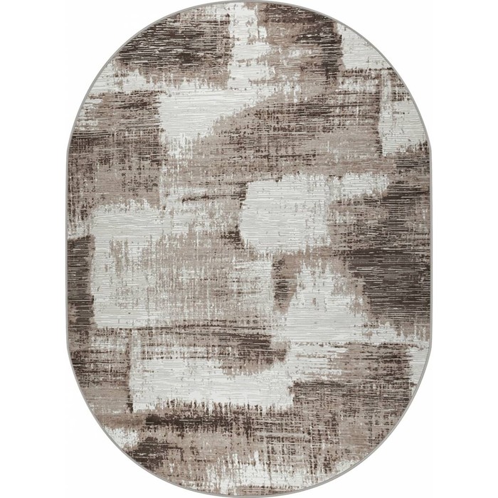 

Ковёр овальный Sanat Viscon 36936A, размер 250x350 см, цвет brown / beige