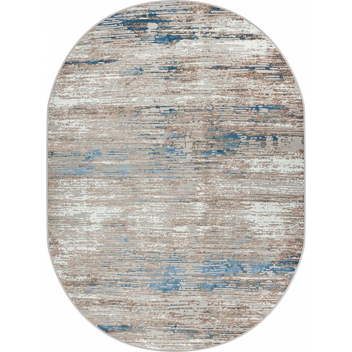 

Ковёр овальный Sanat Viscon 36952A, размер 150x150 см, цвет blue / beige