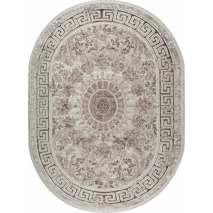 

Ковёр овальный Sanat Viscon 37545A, размер 300x300 см, цвет brown / beige