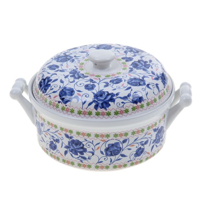 Горшок для запекания 900 мл "Снежана" с крышкой