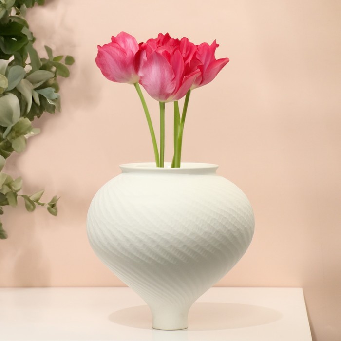 Декоративная ваза «Толедо», цвет белый