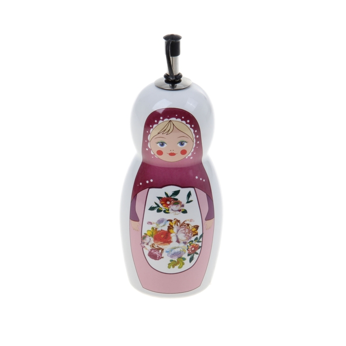 Емкость для соуса 450 мл "Матрешка жостовская"