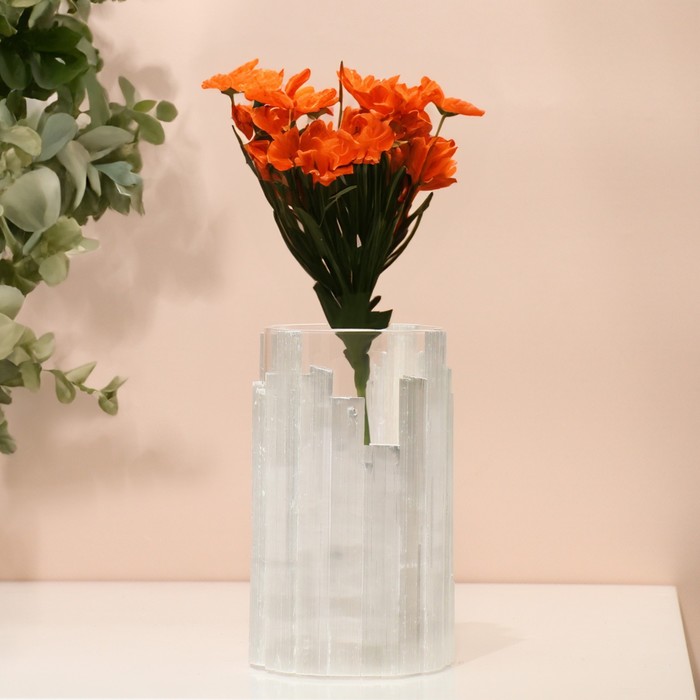 Ваза для цветов подсвечник «Электра» 15 х 13 х 13 см ваза для цветов подсвечник электра 10 х 9 х 9 см