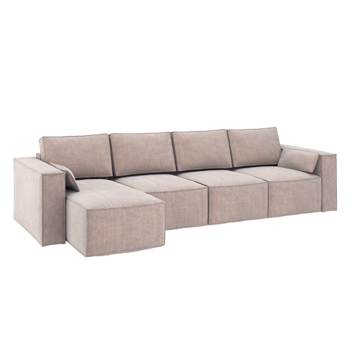 Угловой диван БАФИ К-4, романо мокко диван модульный лоу ткань романо мокко