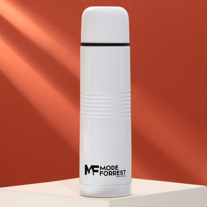 Термос Mode Forrest, рельефный, 500 мл, белый, сохраняет тепло 10-12 ч термос mode forrest крутой 500 мл