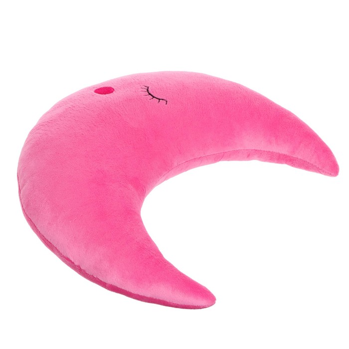 фото Мягкая игрушка-подушка «луна», цвет розовый, 30 см смолтойс