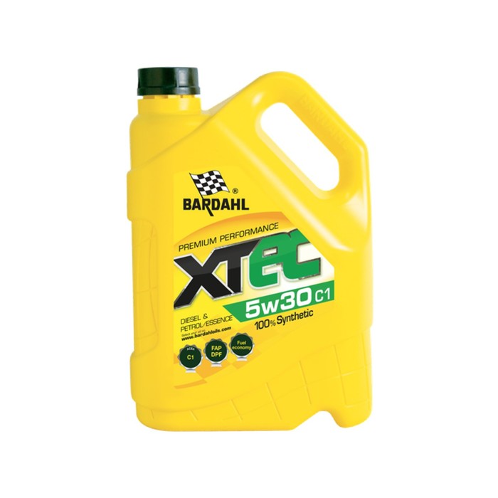 цена Масло моторное Bardahl XTEC 5W30 C1/С2, синтетическое, 5 л