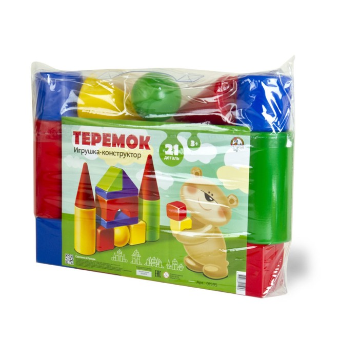 

Набор кубиков «Теремок», 21 элемент
