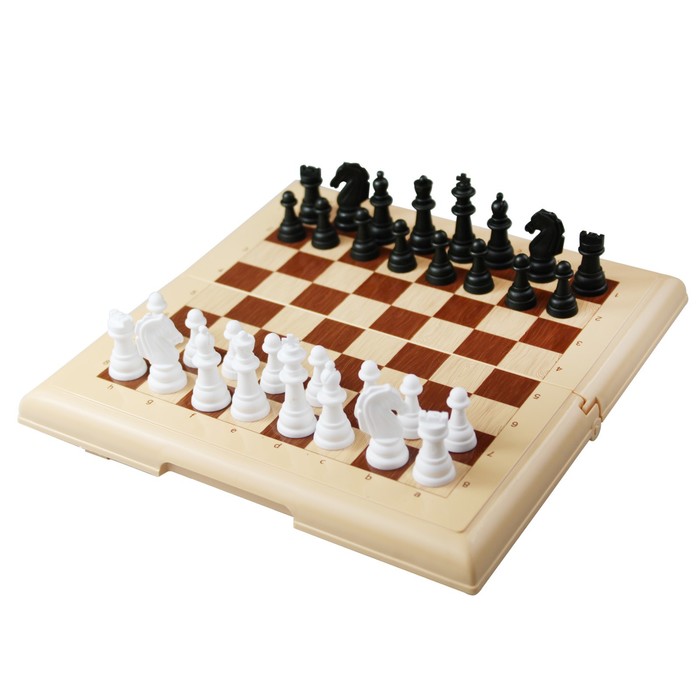 Шахматы, большие, цвет бежевый шахматы деревянные в ларце из мореного дуба дебют большие