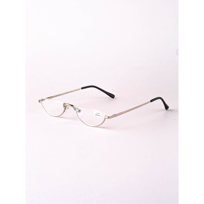 Готовые очки GA0060 (Цвет: C2 серебряный; диоптрия: +2; тонировка: Нет)